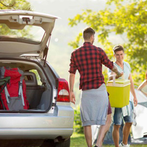 Deslocar o seu automóvel para o seu destino de férias